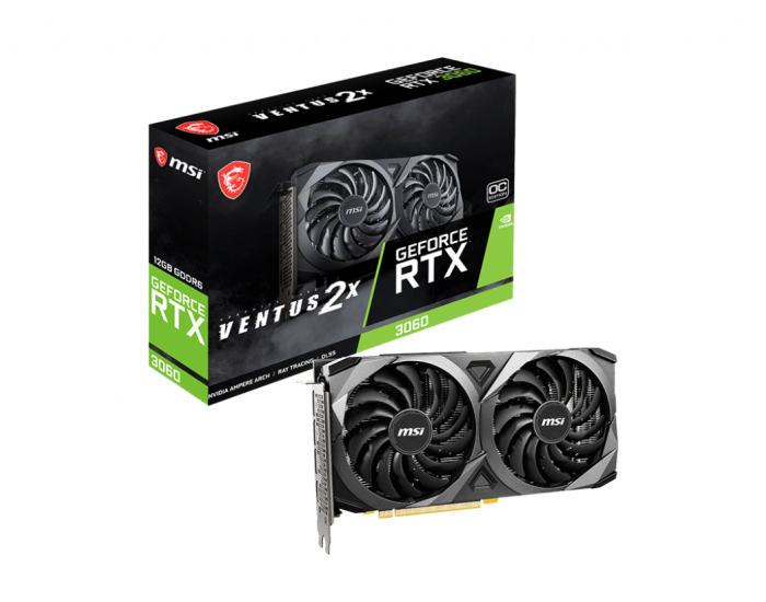 MSI RTX 3060 12GB DDR6 (VENTUS 2X 12G OC)